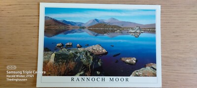 Postkarte Rannoch Moor Tyndrum a Glencoe Scotland ungel_