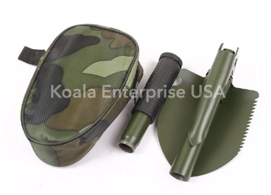 Folding Military Style Shovel Survival Spade Emergency Garden Camping Outdoor - Image 2 of 4