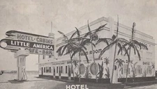  1943 Little America travel center Granger Wyoming 1943 Photo RPPC Postcard