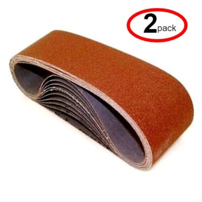 Sait 55364 4''x 24'' 60g sanding belt  - (2Pack)
