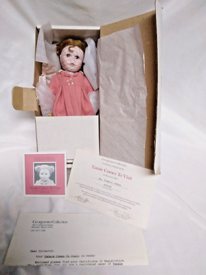 Patricia Coffer Tansie Comes to Visit Georgetown Collection Porcelain Doll (NIB)