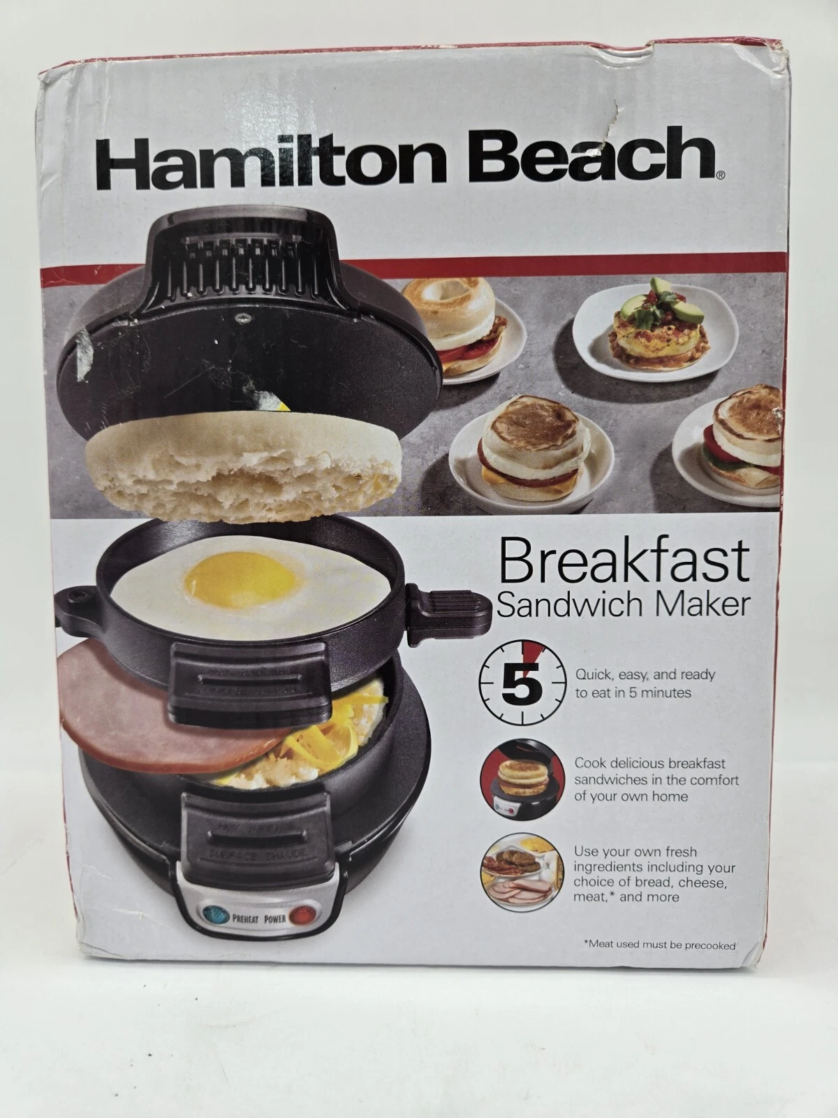 Hamilton Beach Breakfast Sandwich Maker 25621