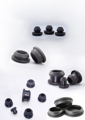 Schnapplochstopfen rund Silikon Gummi Blinddichtung Spund Rohr Rohr 2,5-61 mm