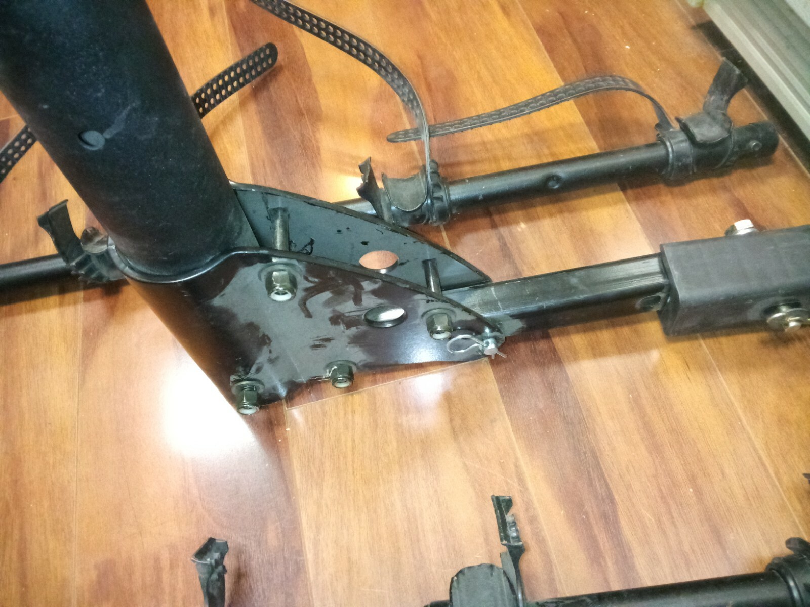 Vintage Graber USA swingdown Hitch Mounted 4 Bicycle Bike Carrier Rack