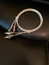 ELF Custom Cables Ag26 OCC silver interconnects. Premium materials SOTA sound! 