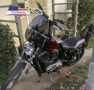 Parabrisas transparente para Kawasaki Vulcan VN1500 VN800A VN900C Foto 4 de 4