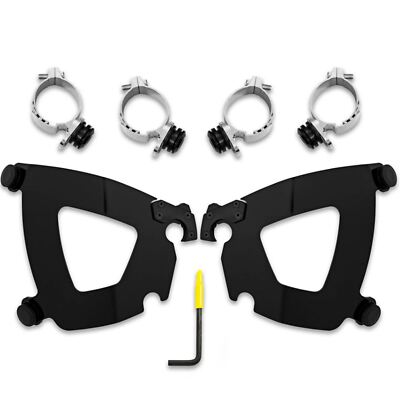 Memphis Shades Gauntlet Fairing Mount Kit - Black - Chief MEB2077
