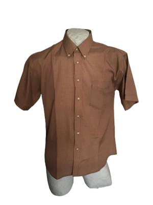 First American Hemd Men Sommer Kurzarmtrikot Casual Button Down L