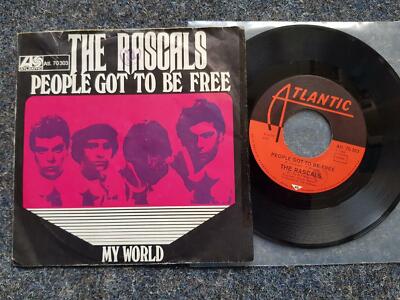 The Rascals - People got to be free 7'' Single Germany