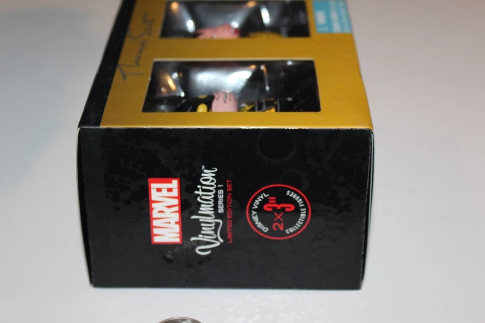 SIGNED Marvel VINYLMATION 3" Yellowjacket Wasp Avengers RARE LE 1000 Disney Excl - Image 4 of 4