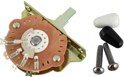 Fender 5-weg Schalter (5-way Switch), Modern, inkl. Schrauben und 2x Knobs