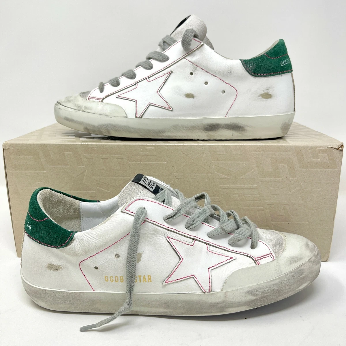 Golden Goose Super-Star leather sneakers - White