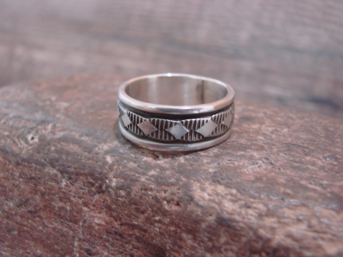 Navajo Bruce Morgan Sterling ツイストバングル Vintage Heavy Sterling Silver Cuff Bracelet by Bruce Morgan