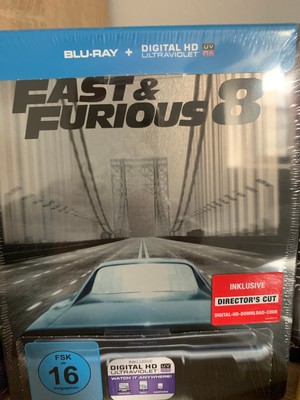 Fast & Furious 8  - Bluray Steelbook - Limited Edition - Neu & OVP