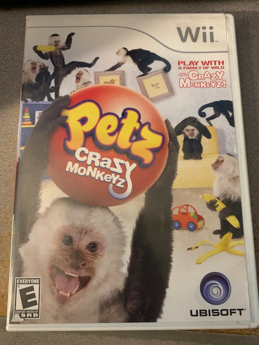 Petz Crazy Monkeyz Nintendo Wii Complete Used 8888174349| eBay