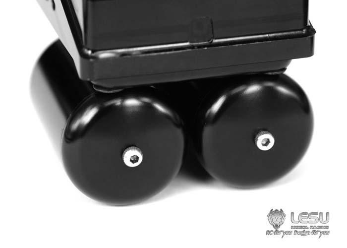 LESU 1/14 Metal Battery Box Gas Tank A Parts for Tamiya RC Tractor