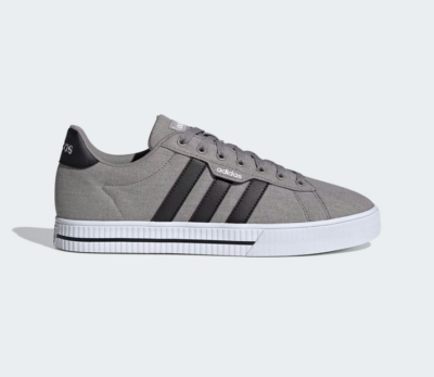 adidas Daily 3.0 Skate Mens Shoes Casual Sneakers Grey Black  display picture 1