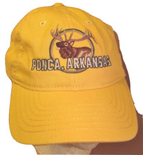 Ponca Arkansas Hat Youth Size aprox 5 to 7 USA Embroidery Moose Prefade Cap