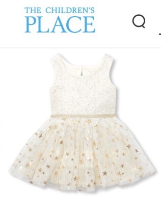 Childrens Place Baby Girl Tutu Sleeveless Dress Size 3-6 Months
