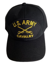 U.S. ARMY CAVALRY CROSS SABERS Military Ball Cap - Black