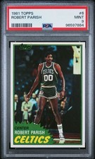 1981 Topps PSA Graded Boston Celtics Team Set.  Grade 8.607, Ranked #10