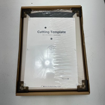 Cutting Template for Medium Dogs Telescoping Tunnel Aluminum Frame 249mmw 356mmH