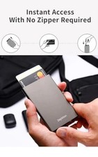 Pop Up Wallet,Slim Credit Card Holder For Men and Women RFID Blocking Back 