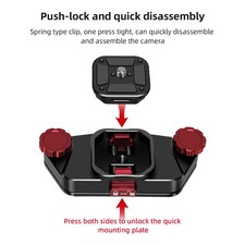Camera Backpack Strap Quick Release Mount Shoulder Strap Clamp Clip 1/4 Inch