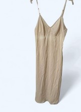 True Vintage Vanity Fair Cream Lace Trim Full Slip Lingerie Made in USA Size 36