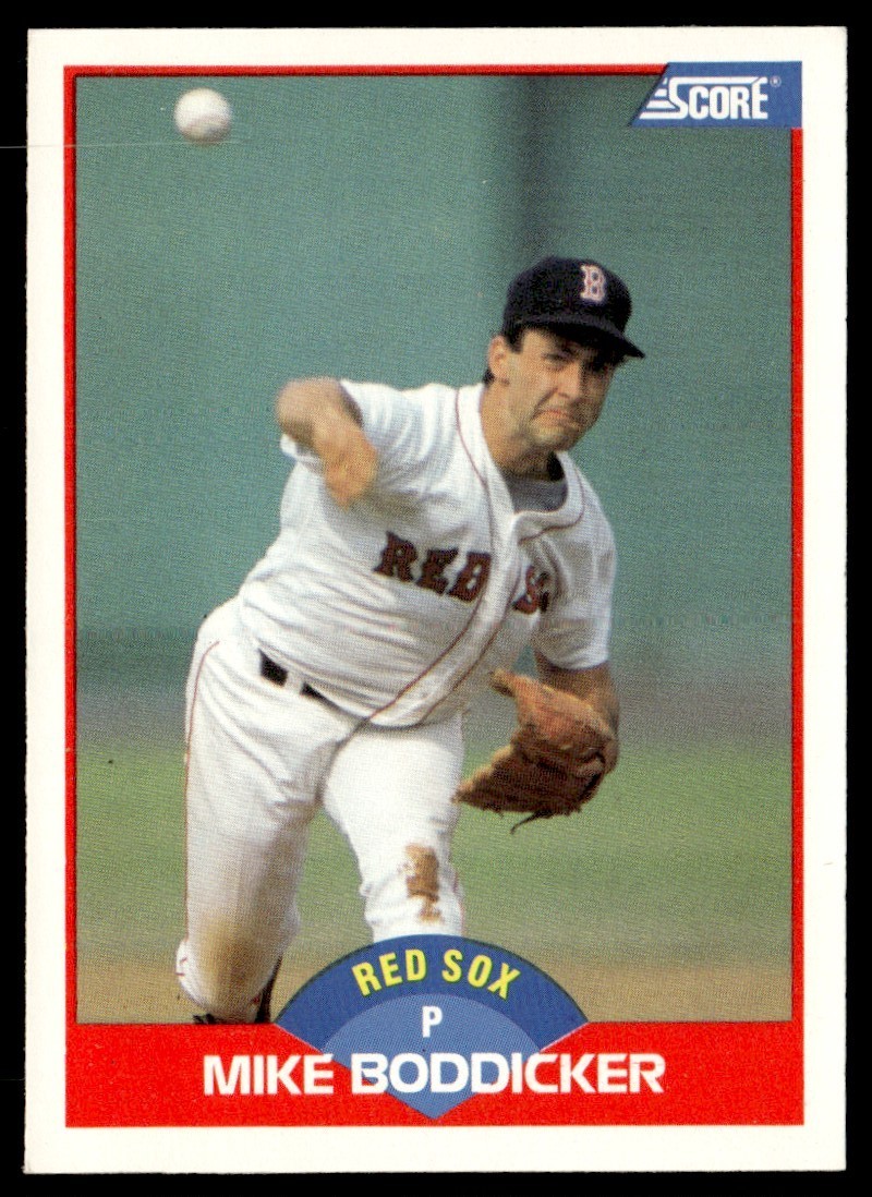1989 Score Mike Boddicker Boston Red Sox #549