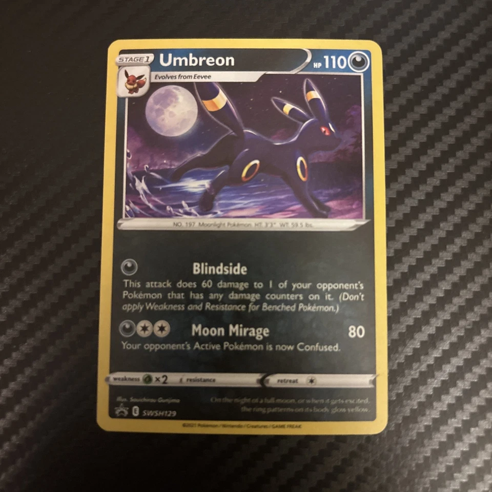 Umbreon SWSH129 SWSH: Sword & Shield Promo Cards Holo x3 - Image 4 of 4