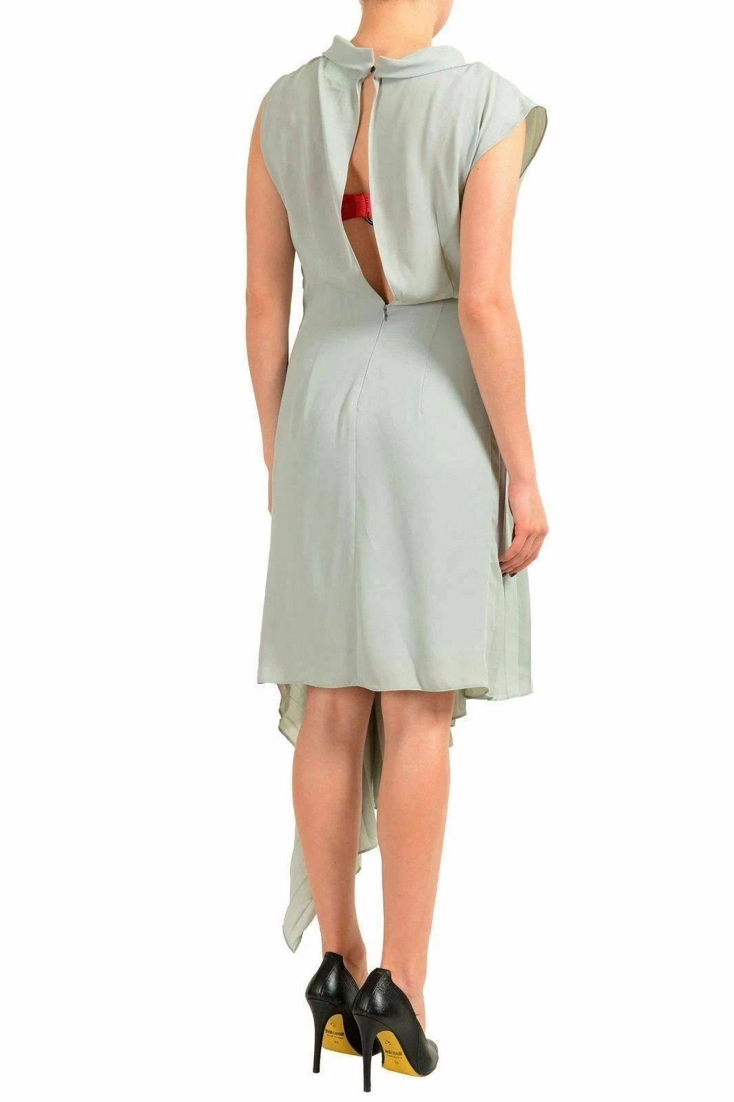 Abito tubino donna senza maniche verde acqua Maison Margiela 1 US S IT 40