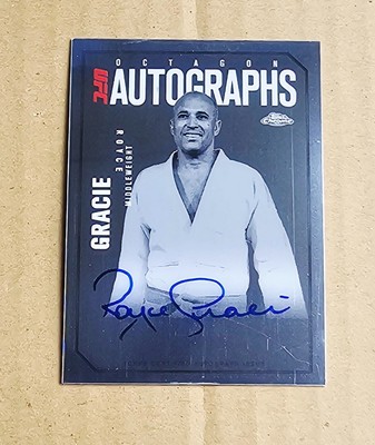 Carte à Collectionner Topps UFC 2010 Royce Gracie Autographe #FA-RG - Scellée En Usine