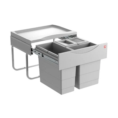 Hailo Abfallsammler 3644731 Raumspar-Tandem Einbau Mülleimer Küchen Abfalleimer - Bild 1 von 4