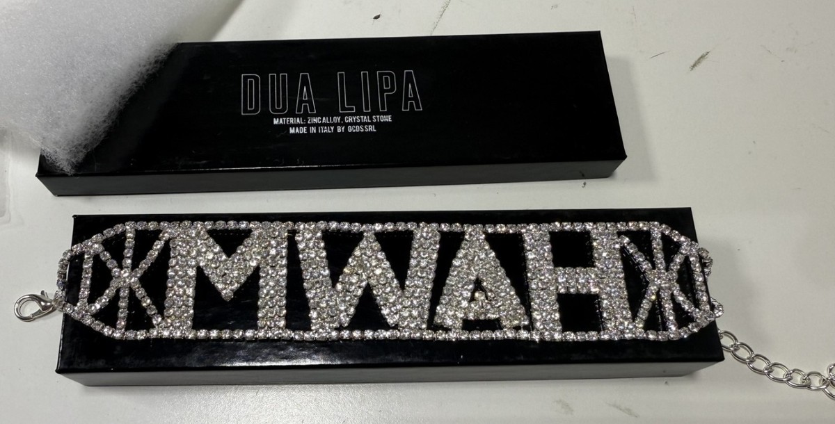 DUA LIPA 2017 USA TOUR Musical +++ MWAH Choker +++ OFFICIAL NEW