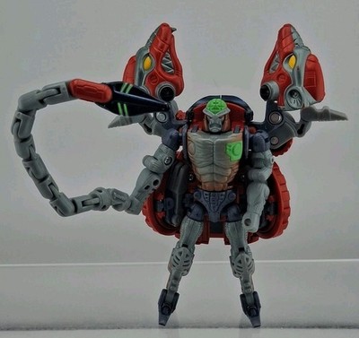 Kenner Transformers Beast Wars Fox Kids Transmetal Rattrap Faded Chrome Complete