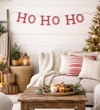 NEW Pottery Barn Kids HO HO HO GARLAND Happy ...