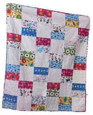 Dr SUESS HANDMADE Whimsical Square s Crib Child Baby Nursery Display Soft Quilt