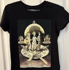 THE PROMISED NEVERLAND Manga Japanese Anime Graphic T-Shirt Youth Size L - EUC