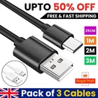 For Samsung Galaxy S10 S20 S21 FE Plus Ultra Note 8 9 USB Charger Charging Cable