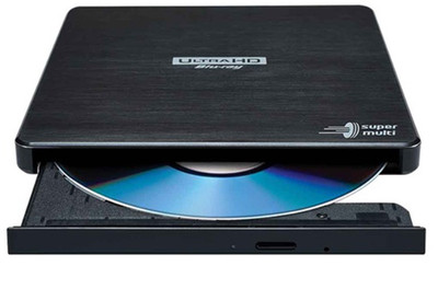Hitachi-LG Storage BP60NB10 Portable External 6X Ultra HD 4K Blu-ray Burner NEW