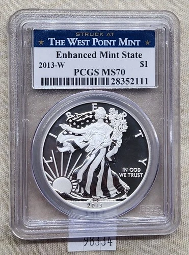 Photo of a 2013-W American Silver Eagle from an eBay listing that sold on Jul 19, 2026