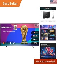 Elevate Home Entertainment with 43" E6 4K UHD Smart TV - Dolby Vision Atmos