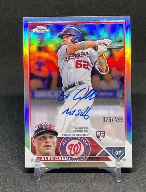2023 Topps Chrome - Rookie Autographs Alex Call #RA-AC Refractor /499 (AU, RC)