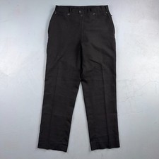 VTG 1950s Wool Pinstripe Trousers England 50s Button Fly Pants Bib Rockabilly