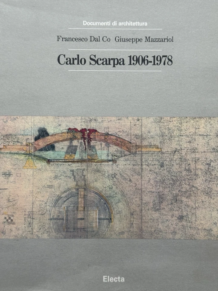 CARLO SCARPA 1906-1978 DOCUMENTI DI ARCHITETTURA BOOK ITALY DESIGN ART ARCHITECT - Image 2 of 4