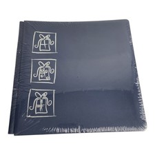 NEW Creative Memories 12  12" Album Navy Blue With Silver Presents 15 Pages