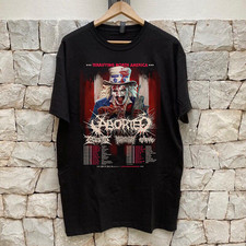 Aborted Band Terrifying North America Tour 2025T Shirt Full Size S-5XL
