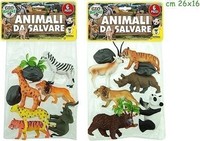 Gadget - 1 Articolo Casuale -D- Teorema: Geo Nature - Animali Da Salvare 6 Pz In