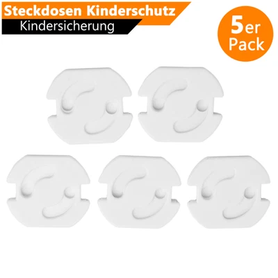 ORSEM 5x Kindersicherung Steckdosen Steckdosenschutz Steckdosen Kinderschutz Weiß